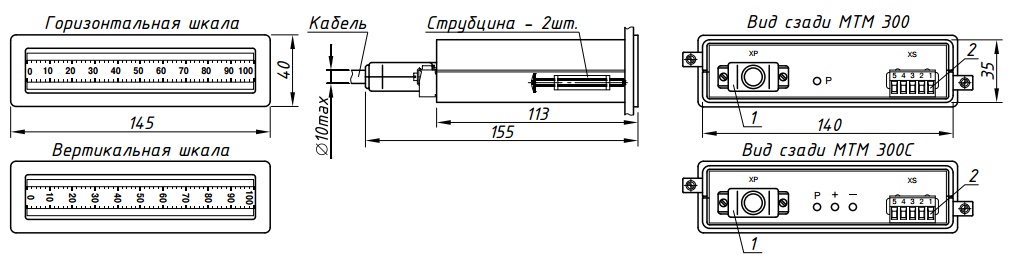 рис. 2 – Габаритные размеры