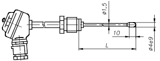 Габариты термопары рис.5